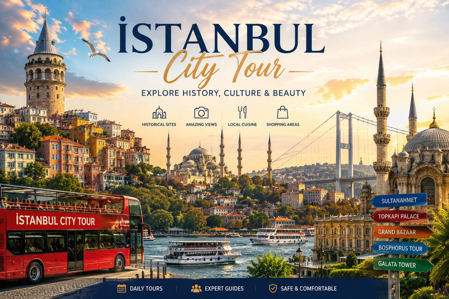 Istanbul Historical & Bosphorus Tour