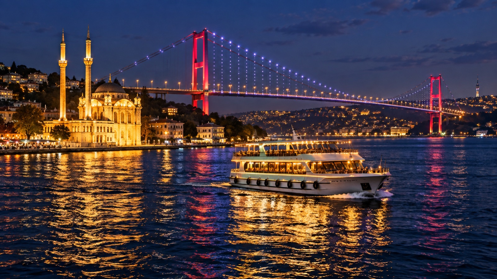 Bosphorus Dinner Cruise & Turkish Night Show